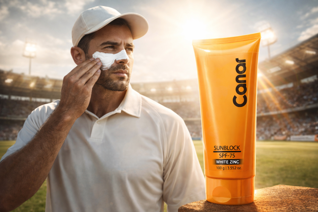 best sunblock for cricketers