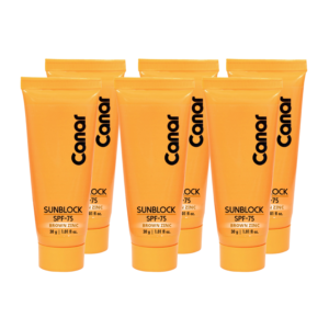 Brown Zinc Sunblock 30 ML (6 Pack)